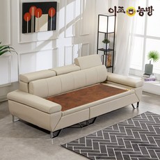 이조농방 틸렌트 천연가죽 확장형황토볼 흙소파 3.5인용(스툴포함), 틸렌드 3.5인용+아이보리+(확장형)황토볼
