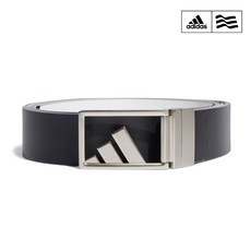 [아디다스골프정품] 24년 신상품 트로피 투어 양면 골프벨트 TROPHY TOUR BELT, 블랙, 1개