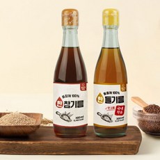 [김선교장인]통들깨 통참깨 100% 들기름300ml+참기름300ml