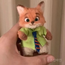 굿즈컴바인 스토어 닉 앤 주디 여우x토끼 애착인형 diy세트, A. 닉 - 용애착인형diy