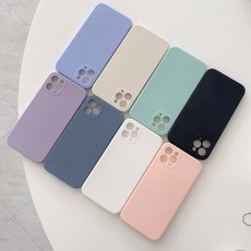 온앤립 아이폰15 프로 맥스 플러스 케이스 무지 컬러 실리콘 케이스 완벽보호