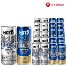 핫식스 더킹 포스&파워 330ml X 각12개(총24개) 에너지음료 탄산음료 에너지드링크 에너지캔 핫식스캔 신상, 24개