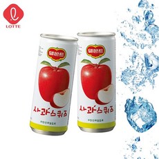 베스트식품 롯데칠성 스퀴즈캔 사과 240ml 30개