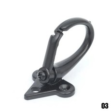 오토바이 헬멧 후크 거치대 화물 수하물 가방 행어 클로, 1개