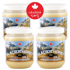 웨스턴세이지 캐나다 빙하 석청 꿀 글레시어 허니 Western Sage Glacier Honey 500g-4병(캐나다 천연 석청꿀>캐나다 직배송), 500g, 4개