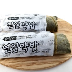 바른팜스 함양 숨쉬는 연잎 약밥 80g x 12개 간편간식 영양찰떡 영양떡