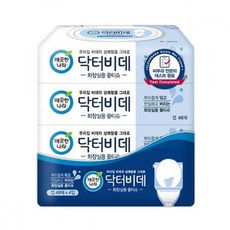깨끗한나라 닥터 비데 3플러스1입 화장실용 물티슈, 4개, 46매, 5g