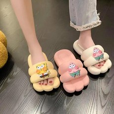 뚱카롱 가벼운 슬리퍼 층간소음 욕실화 사무실용