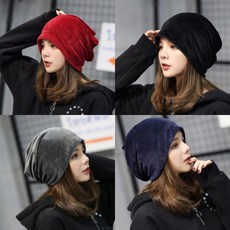 베이직 무지 겨울 코디 여자 방한 털모자 워머 벨벳 패션 비니 예쁜 모자 5컬러