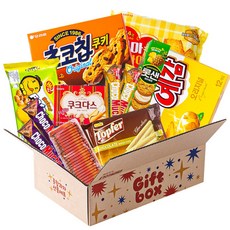 탕비실 회사 사무실간식 과자선물세트 소포장 박스 과자모음 대용량 과자세트, 1개