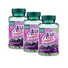 홀랜드앤바렛 아사이 데일리 컴플렉스 캡슐 Holland & Barrett Acai Daily Complex, 3개, 90정