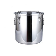 업소용 스텐 밀폐용기 장아찌 보관 용기 28L 직경 높이 손잡이 15L 국통 48L, 상세이페이지 참고, 자홍색 직경 40 높이 50, 1개