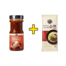 백설 면비빔용소스 890g + 소면 900g 세트 1개