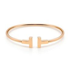 TIFFANY&CO(티파니앤코) 티파니 33419732 T 와이어 18K 로즈골드 팔찌 스몰