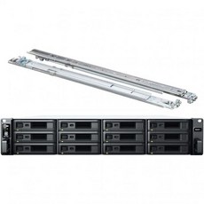 Synology RackStation RS2421+ NAS 서버(Ryzen 2.2 포함)GHz CPU 32GB 메모리 48TB HDD 스토리지 1GbE LAN 포트 4개, 6) 192TB (12 x 16TB) SATA 3.5"