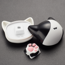 ZOMO 정품 오리지널 디자인 핑크 귀여운 고양이발 기계식 키보드 키캡, 소