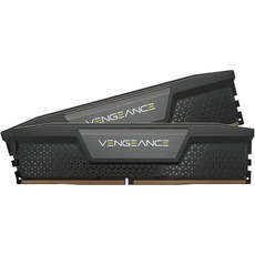 CORSAIR Vengeance DDR5 RAM 32GB 2x16GB 6000 CL30 인텔 XMP iCUE 호환 컴퓨터 메모리 블랙 CMK32GX5M2B6000C30, 블랙_96GB (2x48GB)