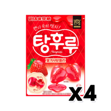 탕후루 딸기사탕젤리 디저트간식 38g x 4개