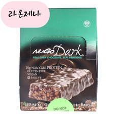 누고 다크 민트 초콜렛칩바 600g, 1개