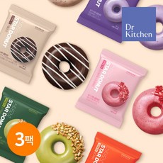 [닥터키친] [단백질과자점] 스타도넛 45g 5종 3팩, 04.단백질과자점 스타도넛 말차 3팩, 선택:04.단백질과자점 스타도넛 말차 3팩
