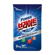 무궁화 파워 브라이트 소다버블 세탁세제 9kg, 1개