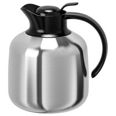 이케아 슬루카 진공 보온병 1.8L 실버 20.5cm 스테인리스, 없음