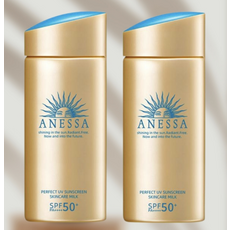 1+1 아넷사 선크림 90ml 2개입 SPF50+ PA++++, 1+1 아넷사 UV 60ml+60ml 2개입