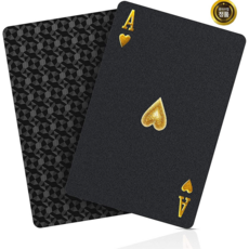 애즐토즈(A+Toys) [전용 케이스 포함] 2021 New 블랙 다이아몬드 포커 카드 (PVC 플라스틱 방수)