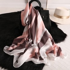 봄가을 실크 스카프 캐주얼 오피스룩 엄마등원룩