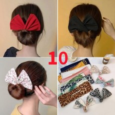 똥머리머리띠도트