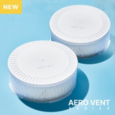 [에어로벤트] 미세먼지 완벽차단! 시스템 무선 공기청정기, 20~34평 추천* 본품 5개+설치 패키지