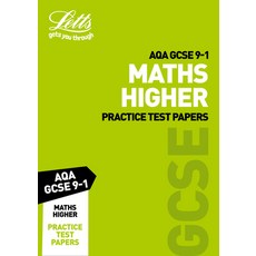 (영문도서) Letts GCSE 9-1 Revision Success - Aqa GCSE Maths Higher Practice Test Papers Paperback, English, 9780008276140