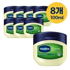 바세린 프로텍팅 젤리 알로에, 100ml, 8개
