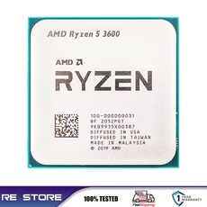 AMD 라이젠 5 R5 3600 3.6GHz 6 코어 12 스레드 CPU 프로세서 LGA AM4