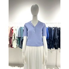 쉬즈미스 브이넥 카라 리브 니트 탑 5색 SSKPON22560 SSKPON22560