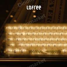 로프리 1% 투명 무선 블루투스 기계식 키보드 정품