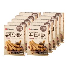 (박스특가/10개입) 큐원 츄러스만들기믹스 한박스 (프라이팬용), 단품