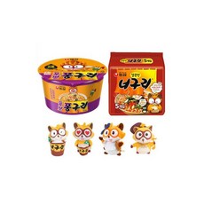 농심 푸팟퐁구리 큰사발면 103g x 16입 + 너구리 120g 5봉 인형 186667