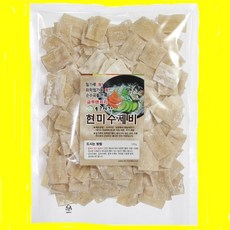 김치수제비 들깨수제비 수제비반죽 손 감자 사리, 현미쌀수제비 4인분(500g), 500g, 1개