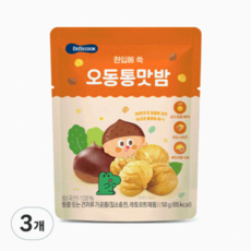 베베쿡 유아용 오동통통맛밤 50g 3개