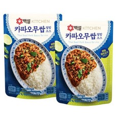 백설 카파오무쌉덮밥소스, 150g, 2...