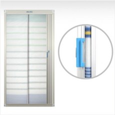 현관롤방충망 미닫이 문모기장 원터치손잡이 모기차단