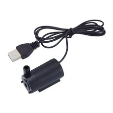 가압 모터 펌프 자동 DC 5V 브러시리스 120L/H 저소음 마이크로 미니 잠수정 소형 워터 Usb 전원 공급 장치 분수 물 꽃용, 1개
