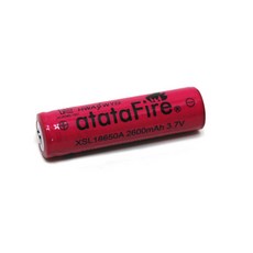 AtataFire XSL 18650A 2600mAh 3.7V 충전용 배터리, 1개, 1개