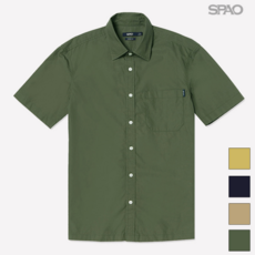 스파오반팔셔츠