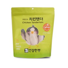 건강한펫 동결건조 치킨텐더 100g, 1개 - 건강한펫