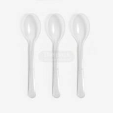 더팩컴퍼니 반투명숟가락 100개 (개별포장), 1세트