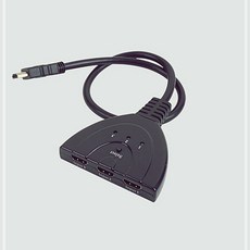 Coms HDMI 선택기 케이블형 3대1 공유기 영상분배기 셀렉터(45861EA), 본상품선택, 본상품선택, 1개