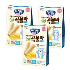 일동후디스 아이밀냠냠 구워만든 순곡물바, 3개, 치즈