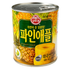 오뚜기 파인애플 슬라이스, 8개, 850g